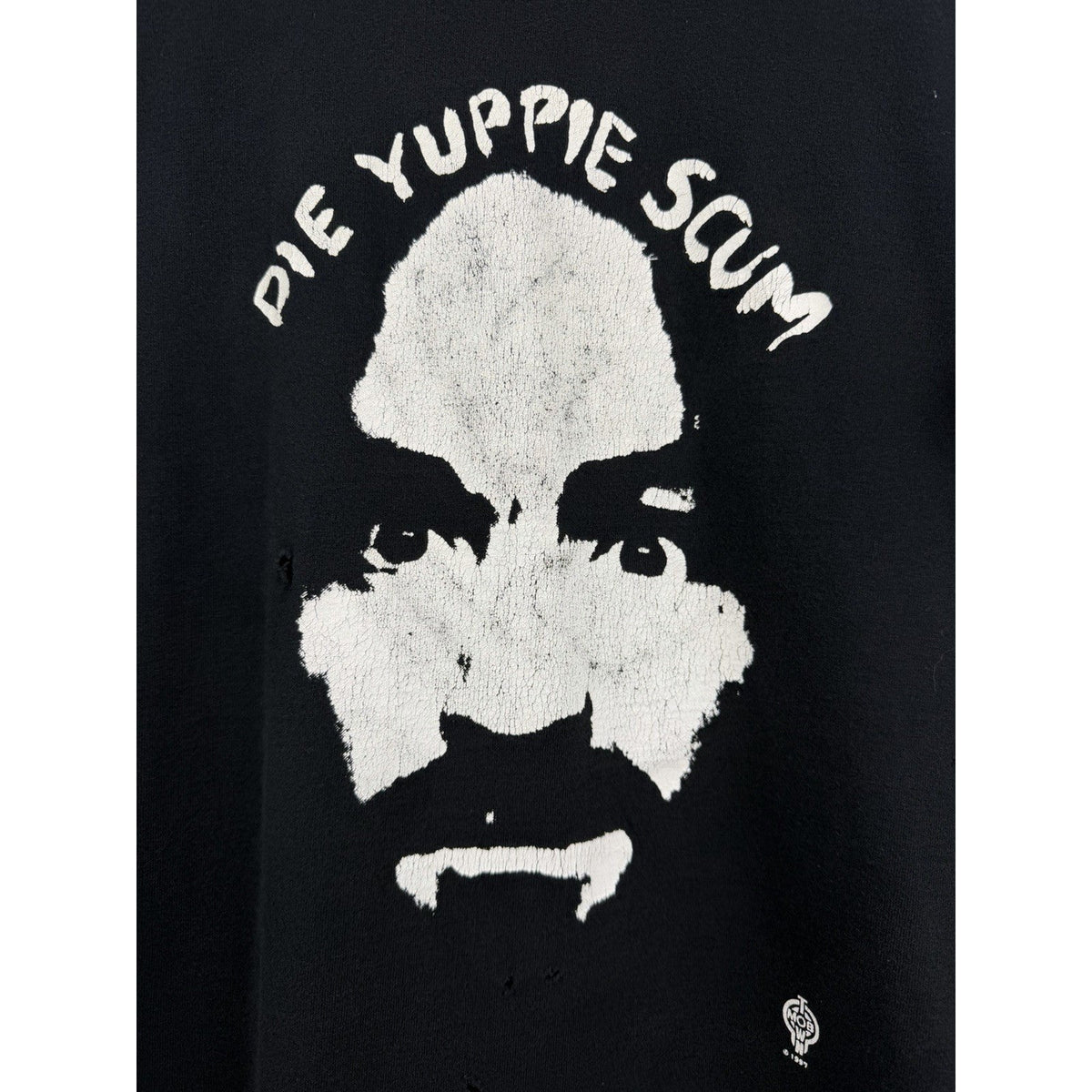 Charles Manson Die Yuppie Scum Mob Town tee, Fruit of the Loom, 1997, XL