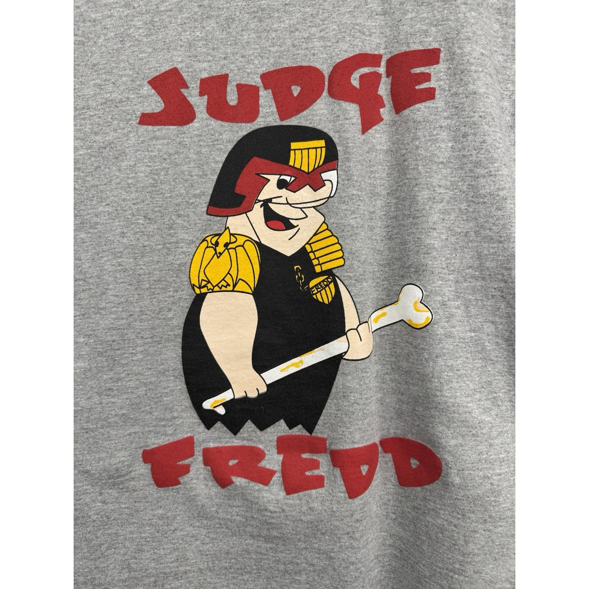 Vintage The Flintstones Judge Fredd Judge Dredd Comics Movie Parody Large 22x29