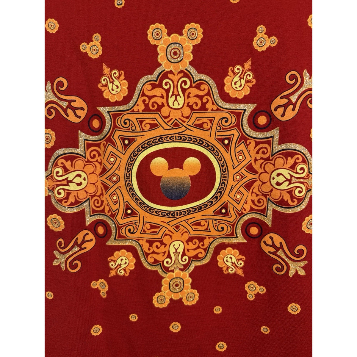 Vintage 90s Mickey Unlimited Chinese New Year mandala tee, M