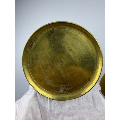 Vintage ~ Brass Etched Pitcher ~ India