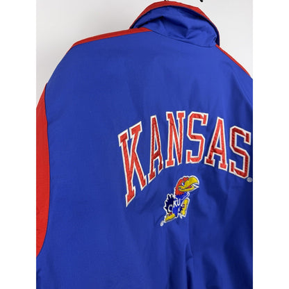 University of Kansas KU Jayhawks Logo 7 puffer jacket, 90s, Large