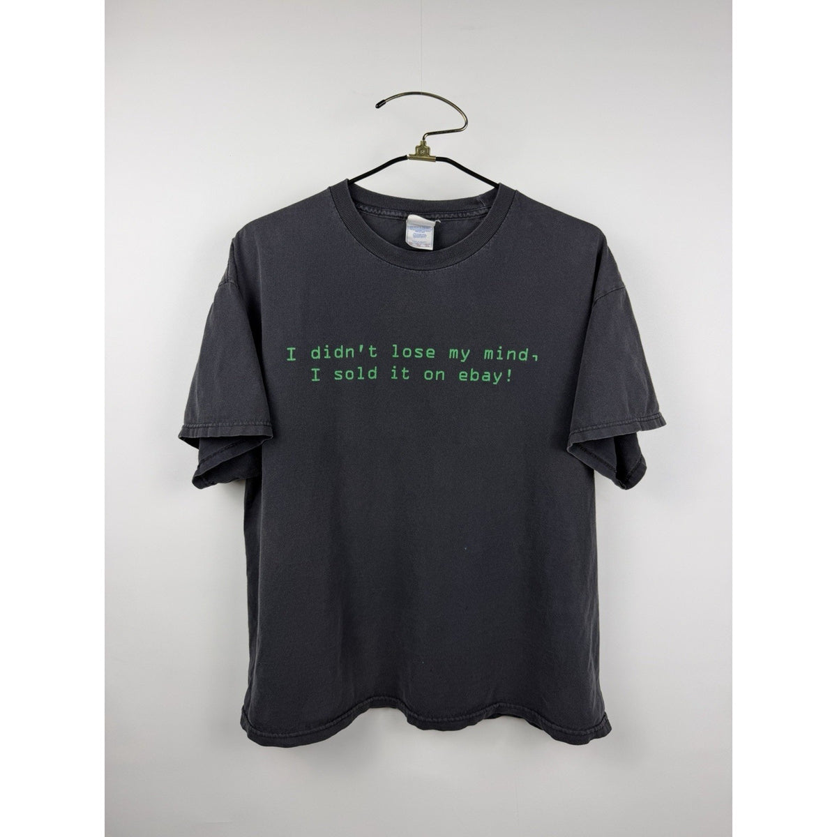 Vintage Y2K "I Didn't Lose My Mind, I Sold It on eBay" faded tee, XL