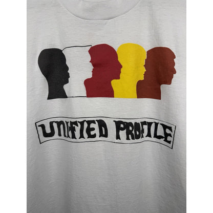 Vintage 90s Unified Profile Uni-World As One unity tee, XL