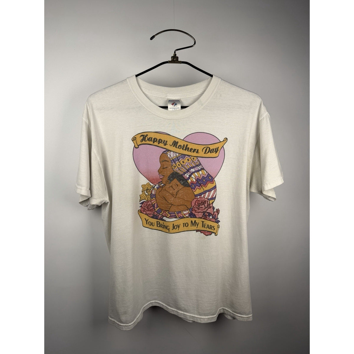 Vintage 90s Happy Mother's Day You Bring Joy to My Tears tee, L