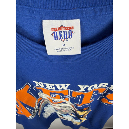 Vintage 1991 New York Mets Jack Davis caricature art tee, M