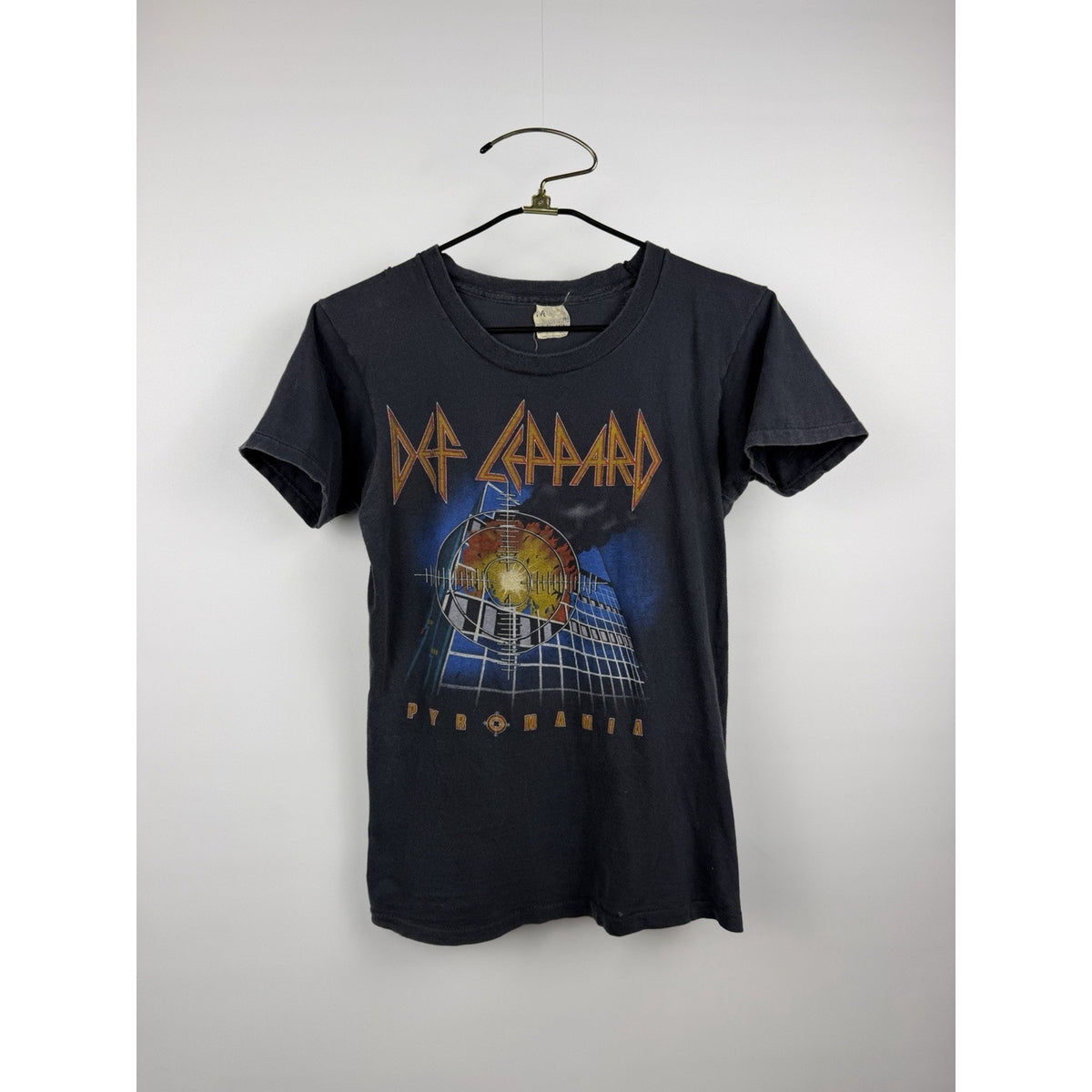 Vintage 1983 Def Leppard Pyromania Rock Till You Drop Tour Till We Drop M 18x25