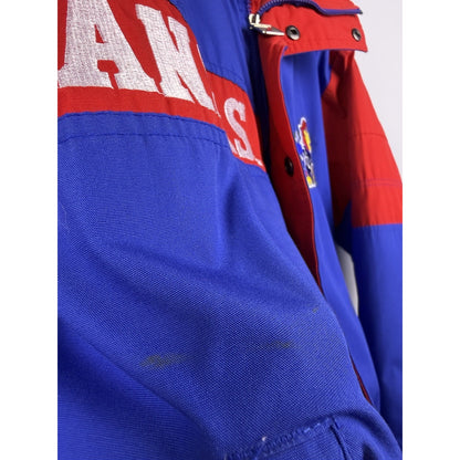 University of Kansas KU Jayhawks Logo 7 puffer jacket, 90s, Large