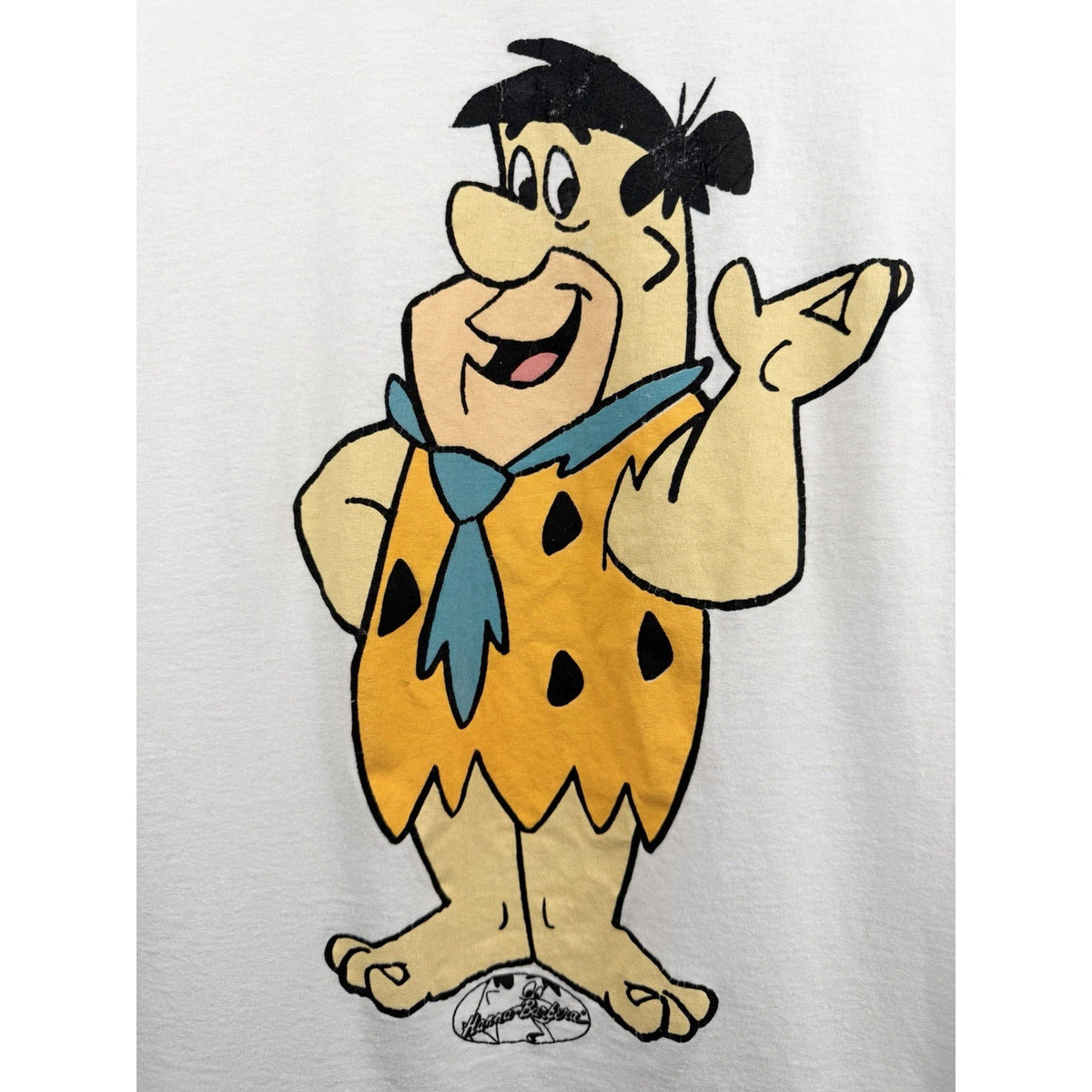 Vintage 80’s The Flintstones Hanna Barbera Rare Fred Facts Back Hit XL 22x29