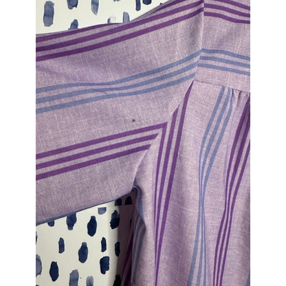 Violet dreams, striped housedress (1960s)