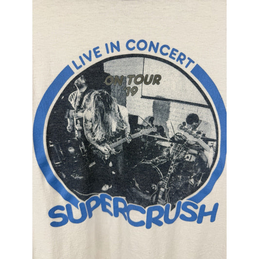 2019 Supercrush Live in Concert tour ringer tee, power pop, L