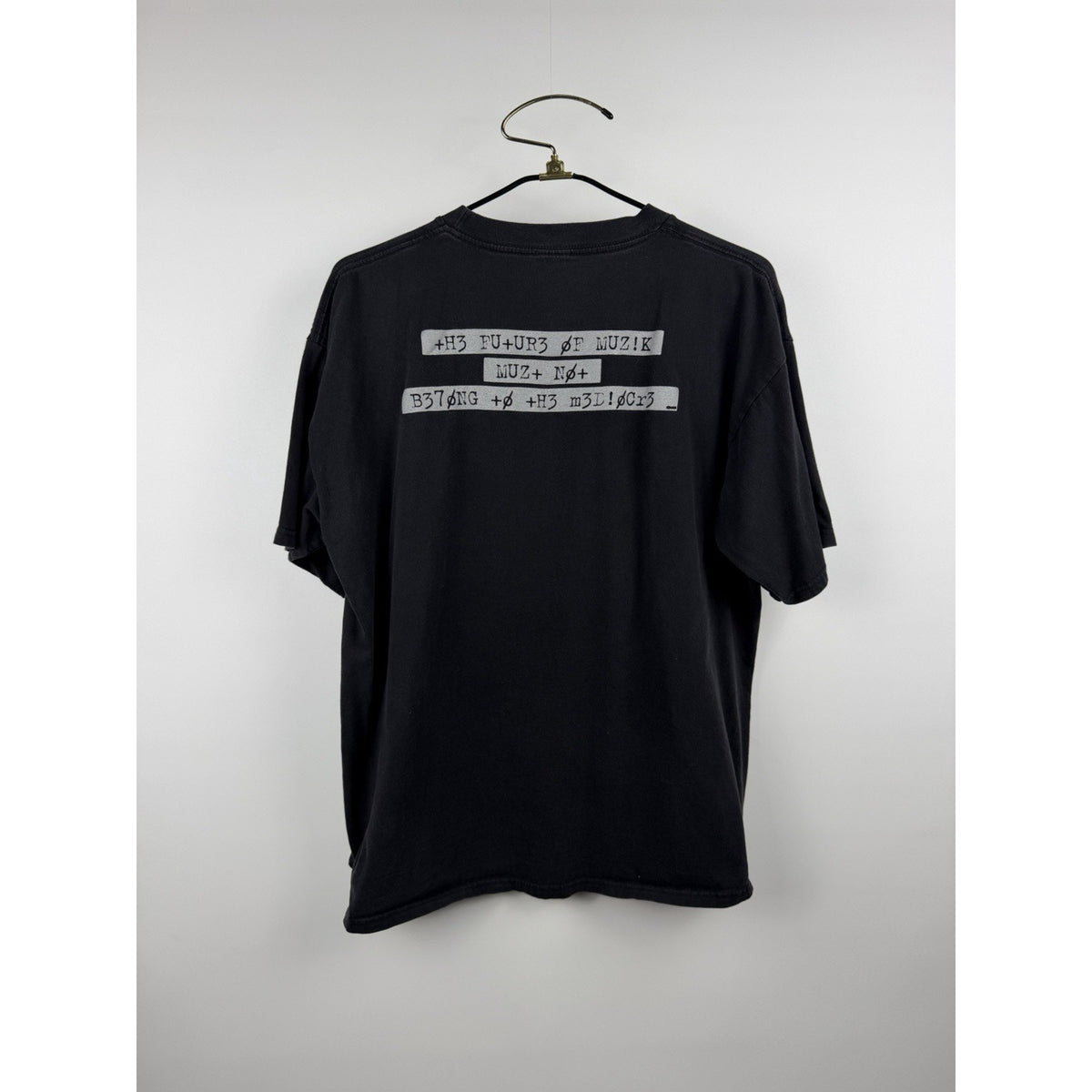 Vintage 2000 MDFMK The Future Of Music Rare Tee German Industrial Rock XL 24x28