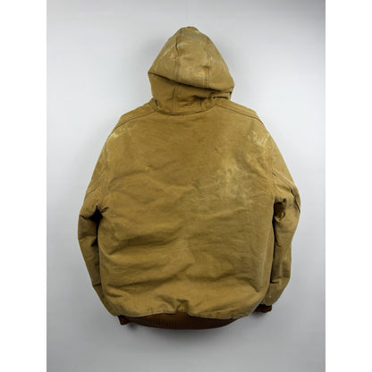 Vintage 2008 Carhartt J140 BRN Tall Jacket Distressed Showroom Piece Large 25x28