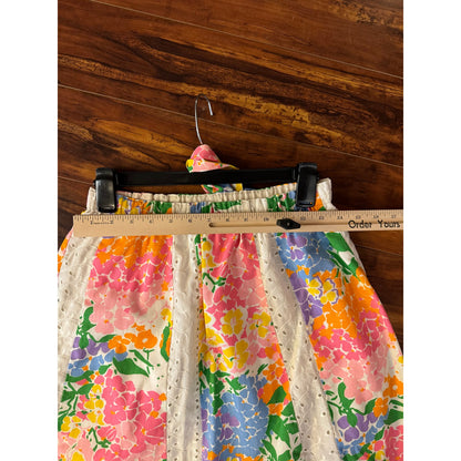 Life's a garden maxi skirt (1970s)