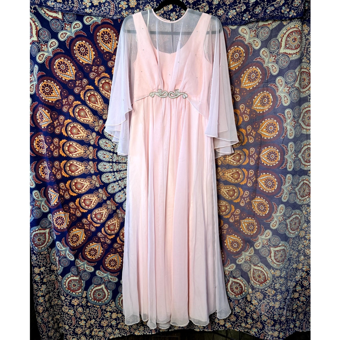 Persephone's day dream, pink angel gown (1960s)