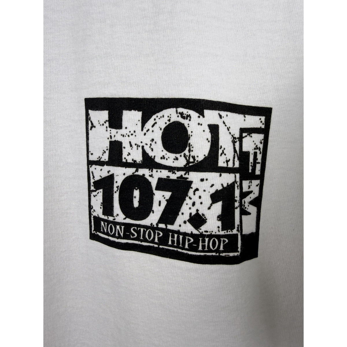 Vintage Hot 107.1 Memphis hip hop radio station tee, double sided, XL