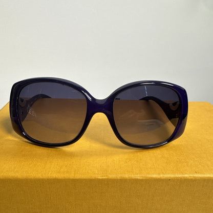 Vintage Y2K Fendi FS5064 purple oversized polarized sunglasses