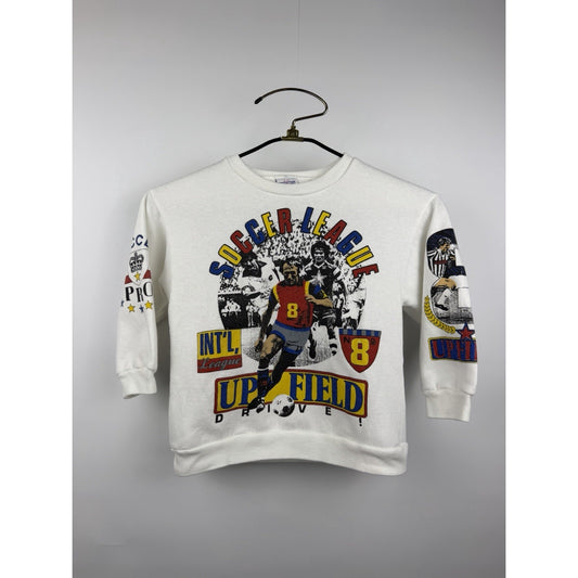 Scoreboard Soccer Up Field Just For Kicks crewneck, 80s, youth 8