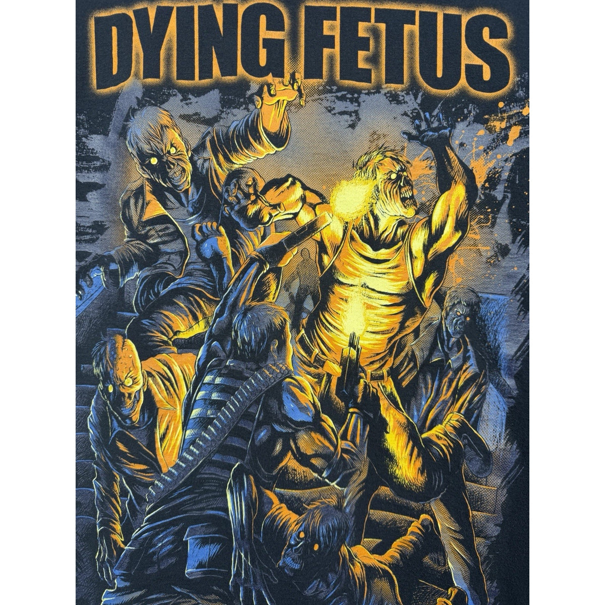 Vintage 2001 Dying Fetus We Exist To Destroy F*ck You All Back Hit XL 23x28