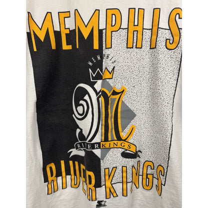 Vintage 90s Memphis Riverkings Starter tee, single stitch, L