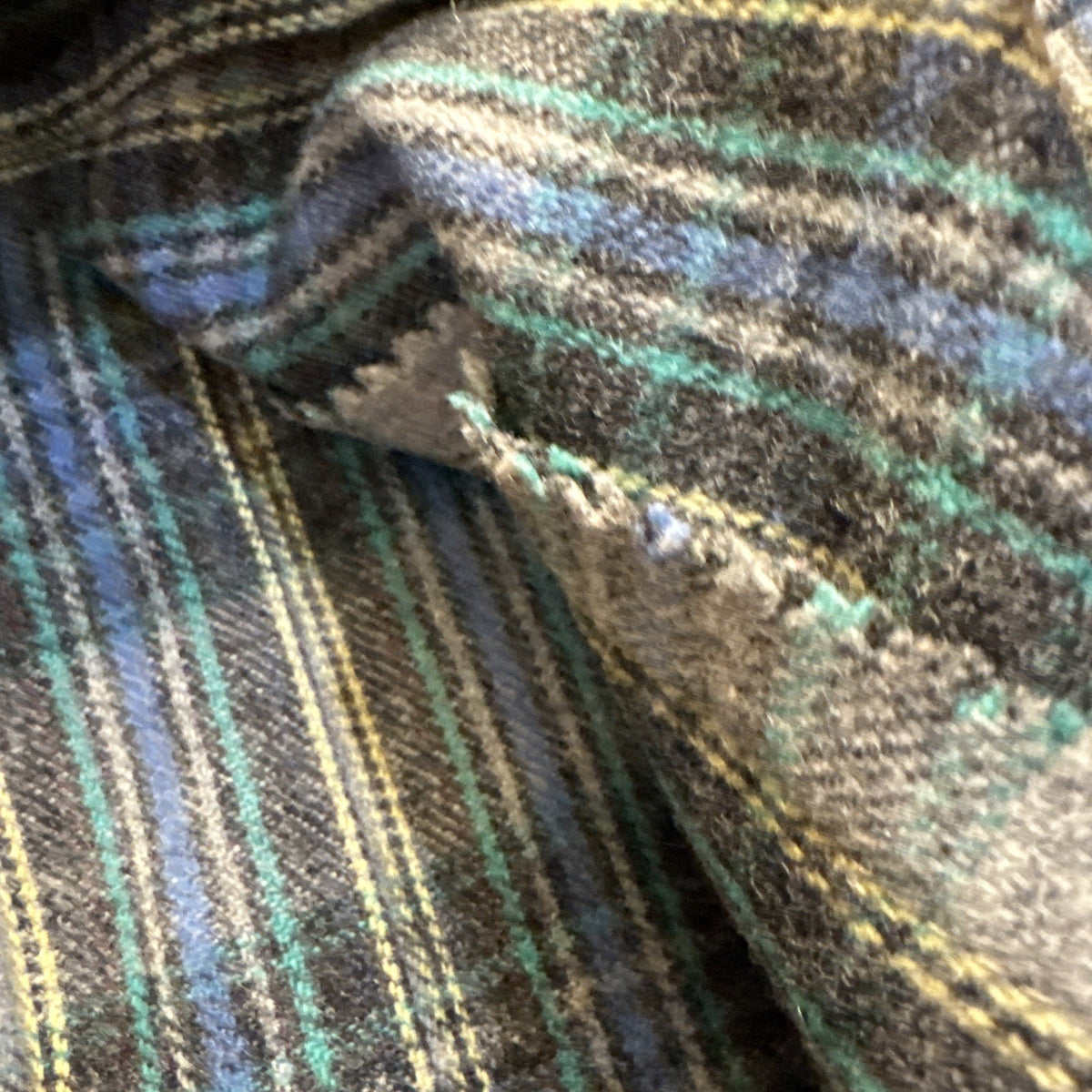 Vintage 1950s Summit of Boston tartan wool pleated skirt, XS (25 in)