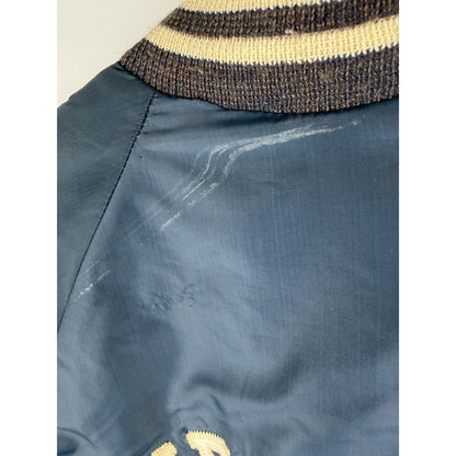 Vintage 1975 Pee Wee Champs Jacket Pla-jac Navy 10-12 Bentley