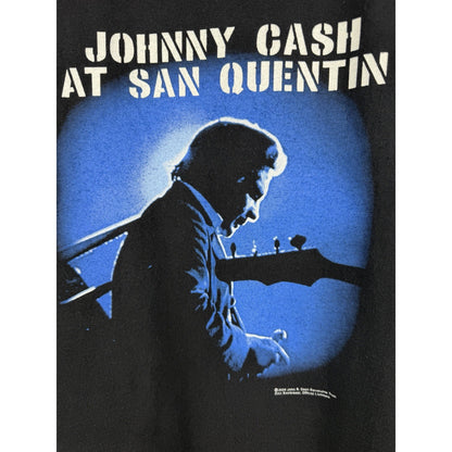 Vintage 2004 Johnny Cash At San Quentin Prison Double Sided Shirt Zion 2XL 25x31