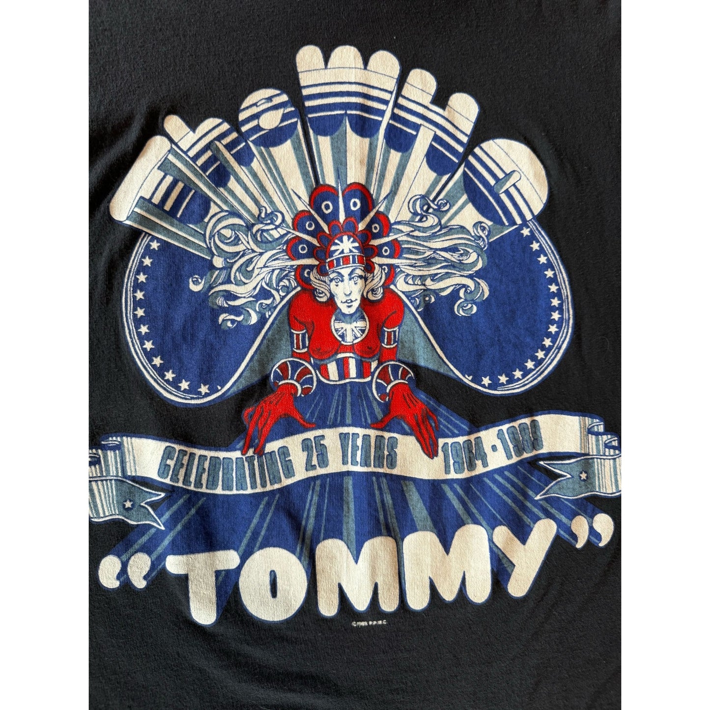 Vintage The Who 25th TOMMY anniversary shirt size Large (1989)