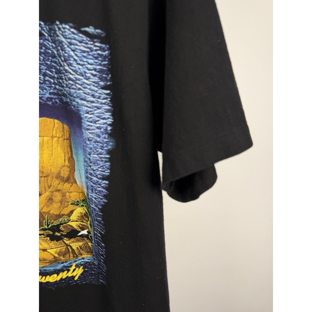 Vintage 1997 Lynyrd Skynyrd Twenty Tour Single Stitch Band Tee Mens XL Black USA