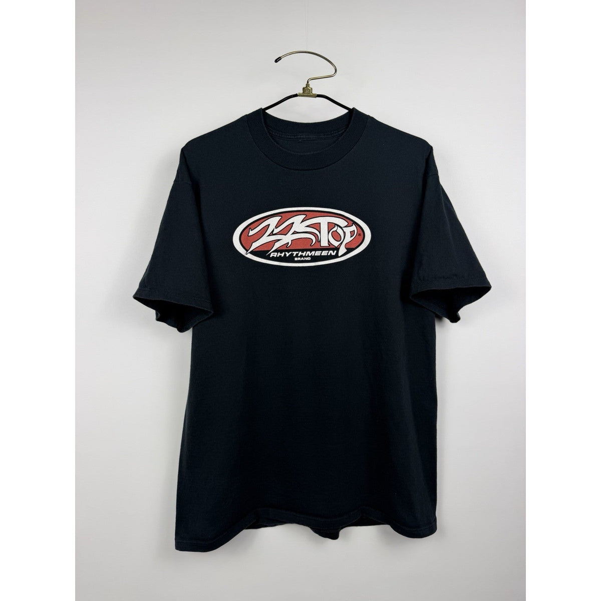 ZZ Top Rhythmeen BFD Tour shirt, double sided concert merch, 1996, XL
