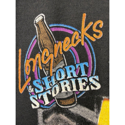 Vintage 1992 Mark Chesnutt Longnecks & Short Stories concert tee, L