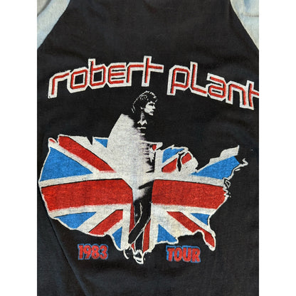 Vintage Robert plant UK tour raglan shirt size XL (1983)