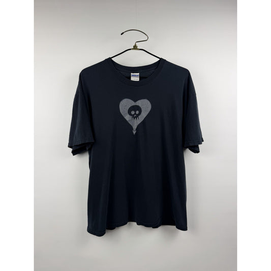 Vintage 2006 Alkaline Trio Rare Blood Pact Shirt Heart Skull Two Sided XL 24x28