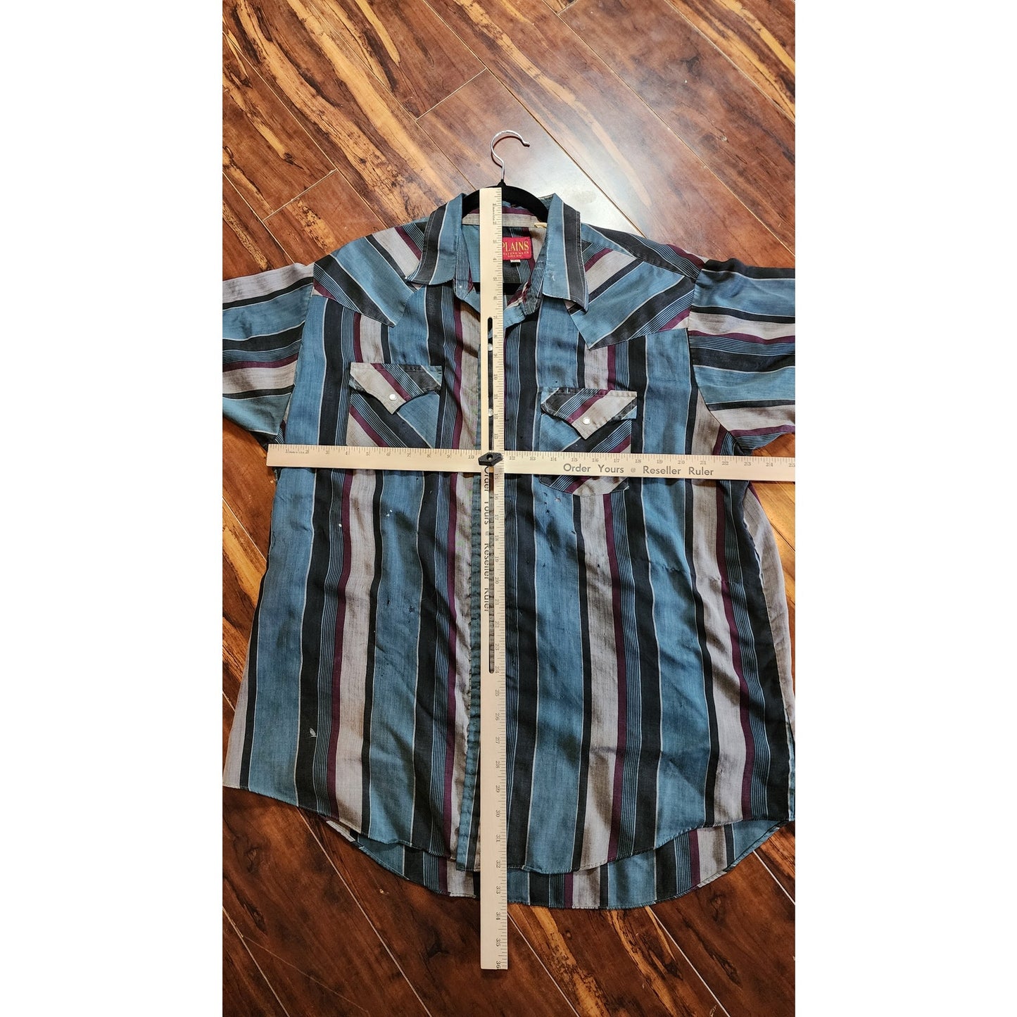 Total burnout, striped button down (1980s)