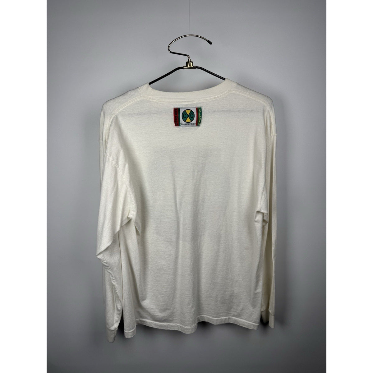 Vintage 90’s Cross Colours MIG-A-DEE Makes Ya Jump Hip Hop Longsleeve XL 24x27