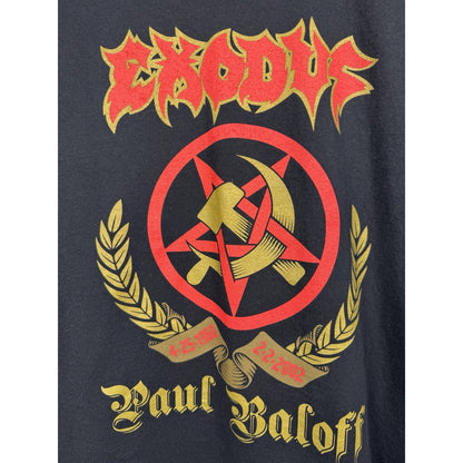 Vintage 2002 Exodus Paul Baloff Memorial Heavier Than Time Shirt Large 22x29