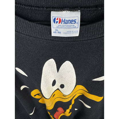 Vintage 1989 Daffy Duck big face crewneck sweatshirt, Hanes, XL