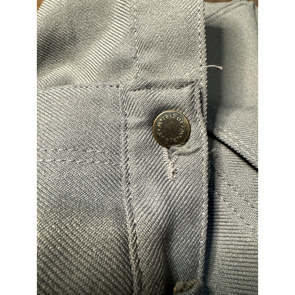 Wrangler gray polyester flares 34x29 (1970s)