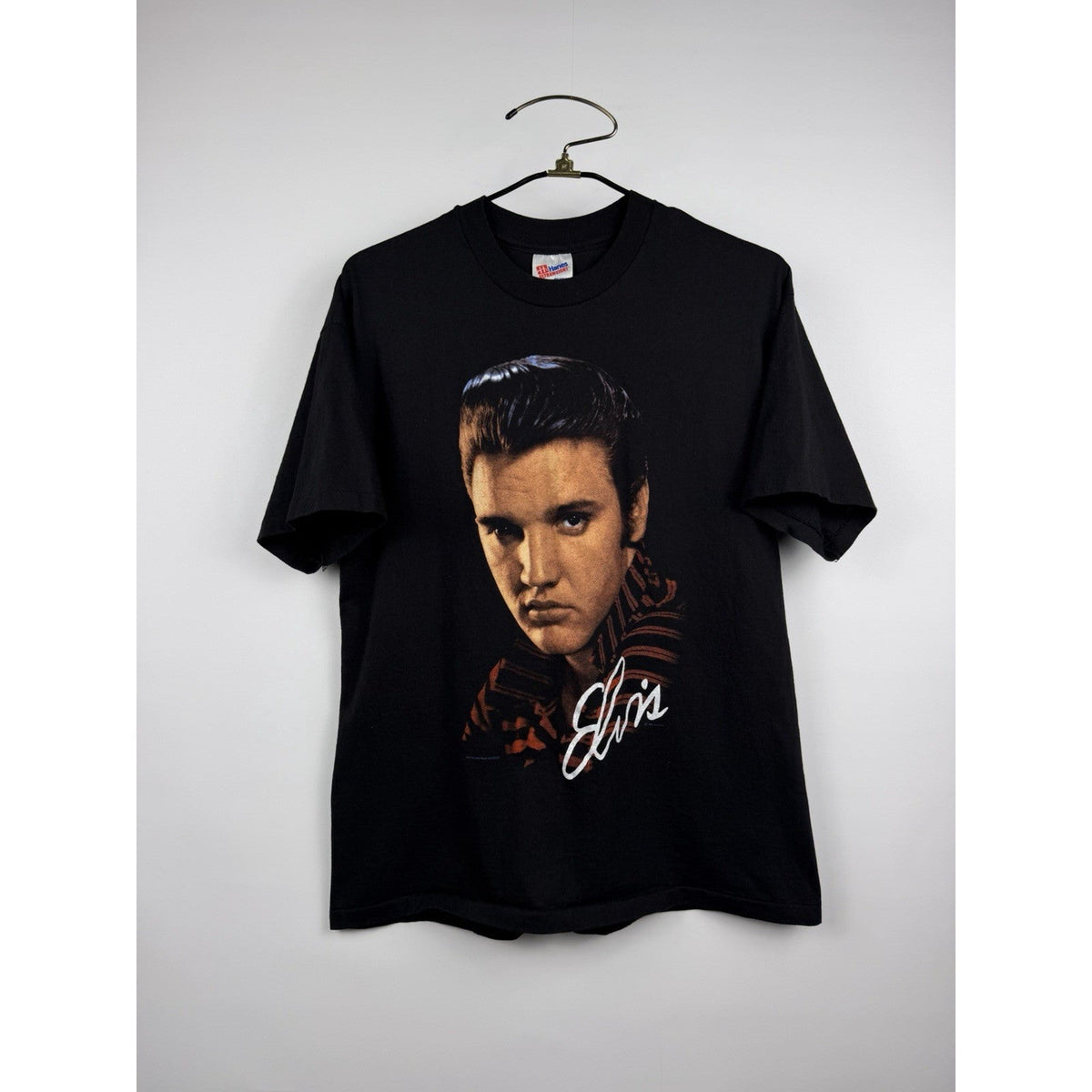 Vintage 1990 Elvis Portrait Winterland Rock Express Shirt Single Stitch XL 22x26