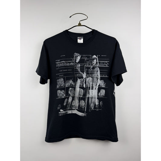 Vintage 2005 Integrity RISE Very Rare Charles Manson Prison Booking Tee M 21x27