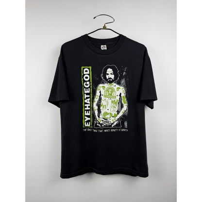 EYEHATEGOD Reality Is Death / For The Sick Charles Manson shirt, 2000s, XL