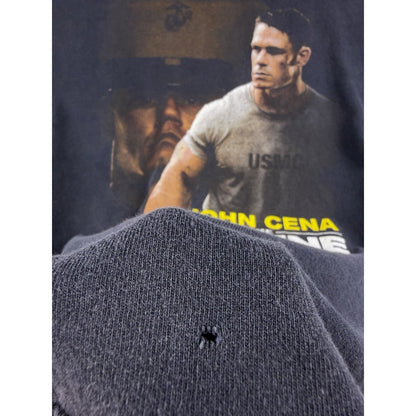 Vintage 2006 WWE John Cena The Marine WWE Movie Promo Shirt Great Fade S 18.5x24