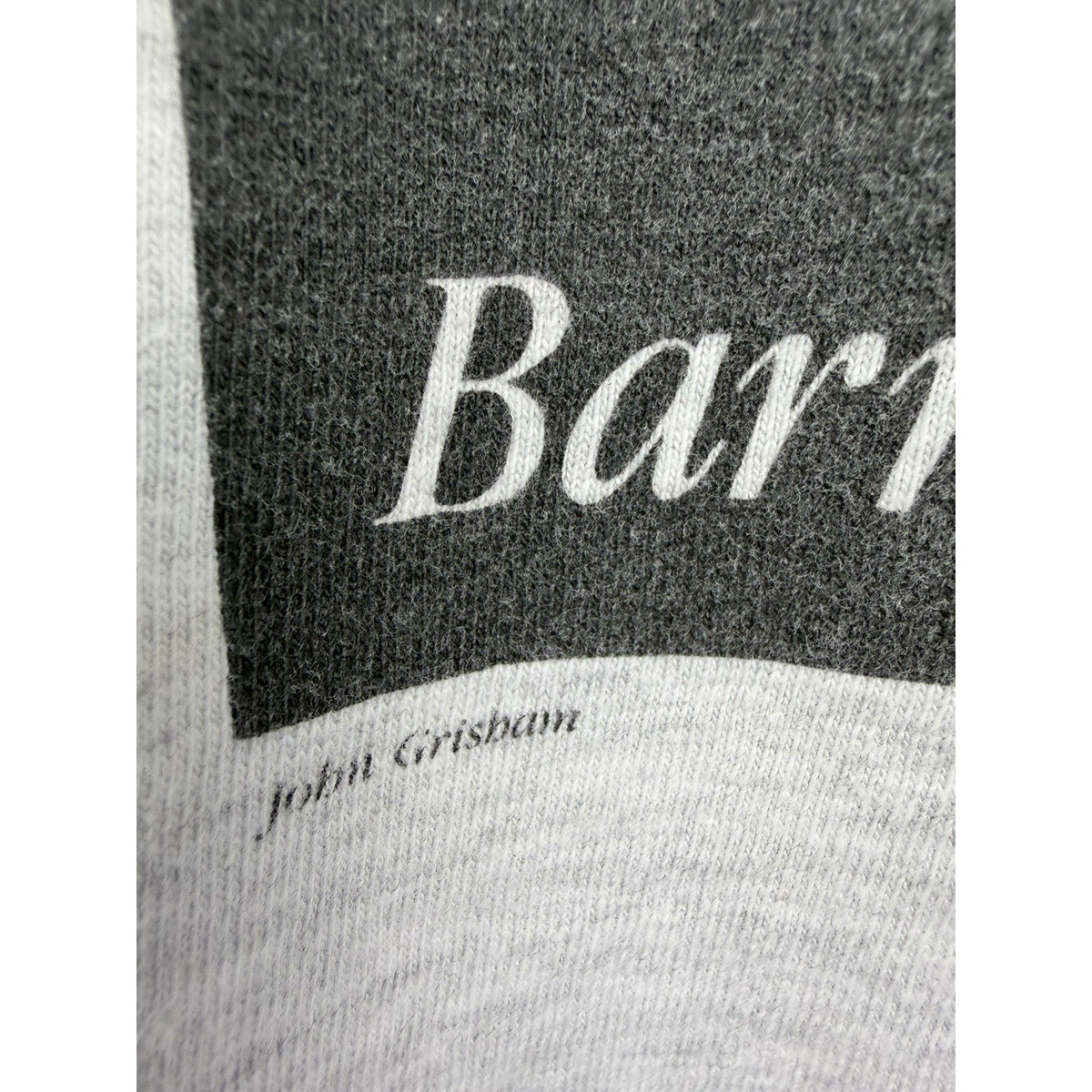 Vintage 90s John Grisham Barnes & Noble promo tee, single stitch, XL