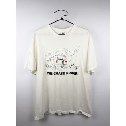 Vintage 90s OJ Simpson The Chase Is Over tee, single stitch, XL