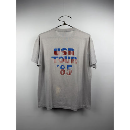 Vintage 1985 Lee Greenwood stage crew USA tour tee, double sided, XL