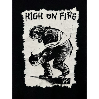 Vintage 2002 High On Fire Thieves tour tee, stoner doom, XL