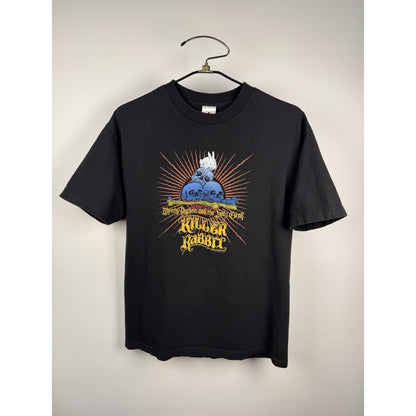 Vintage 2007 Monty Python Holy Grail Killer Rabbit Movie Promo Tee Black Mens L