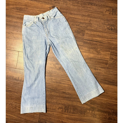 Hot Dogs denim bell bottoms 26x25 (1970s)