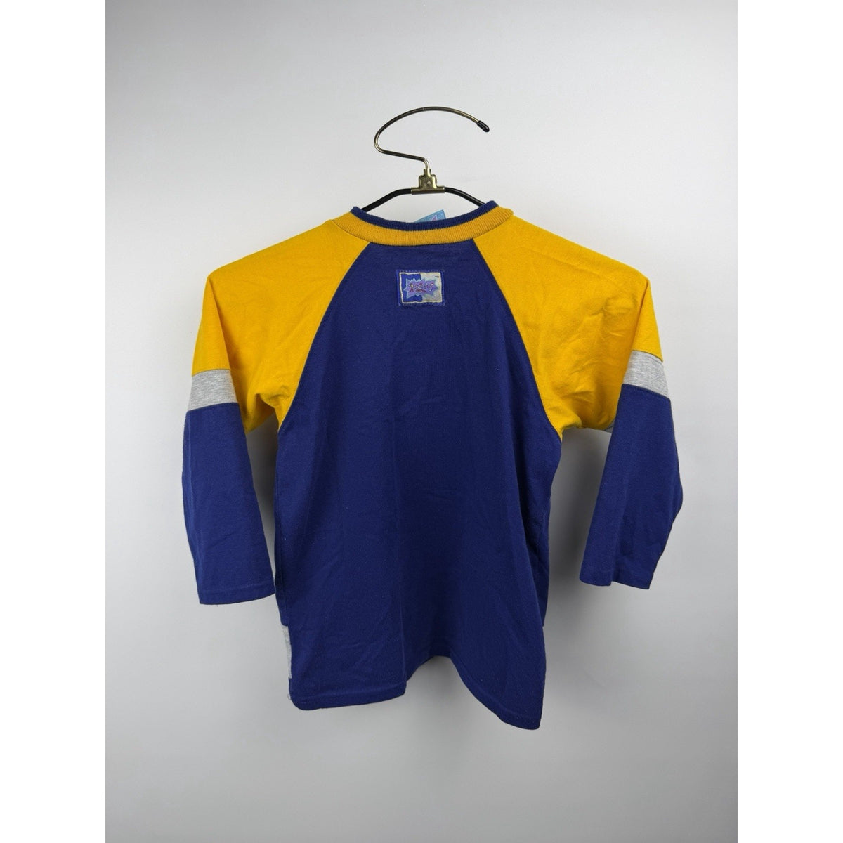 Vintage 1995 Nickelodeon Rugrats Hockey Jersey Youth Sz 6 Embroidered Rare