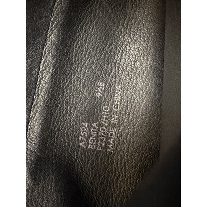 Coach Benita black leather over-the-knee riding boots, size 9.5 B