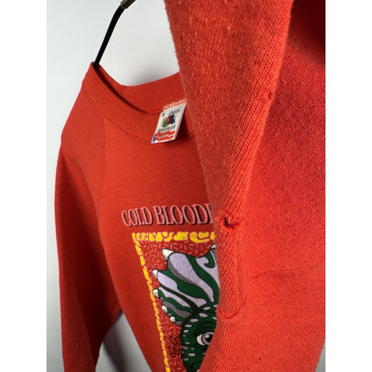 Vintage 90s Disney Dinosaurs TV show Cold Blooded Babe sweatshirt, S